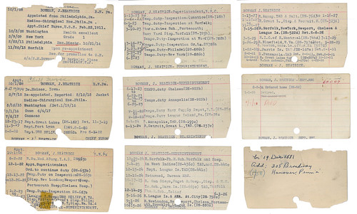 J. Beatrice Bowman index card