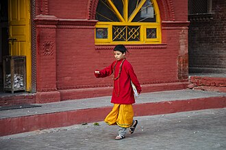Young priests at the Budhanilkantha Temple in Nepal-070A7872