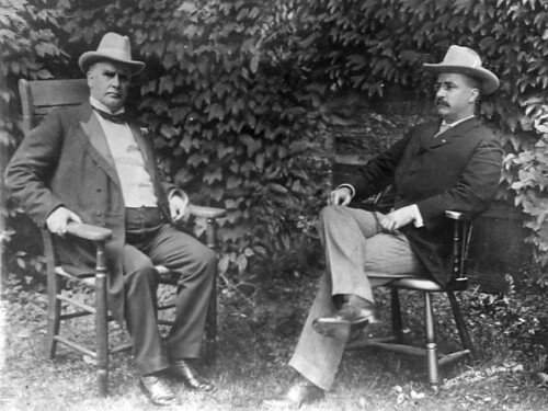 William McKinley and Theodore Roosevelt