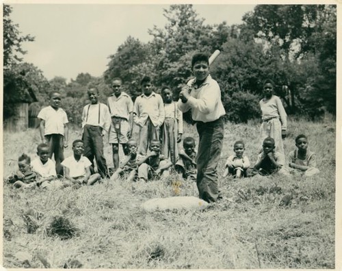 Camp Ebenezer: Boys Playing Baseball
