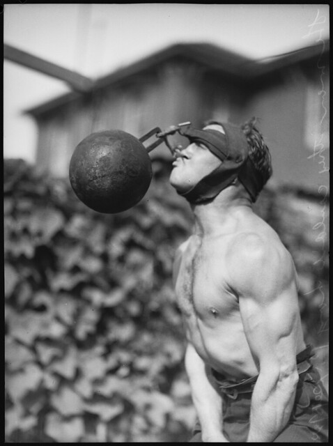 Strong man, Australia, 20 May 1938
